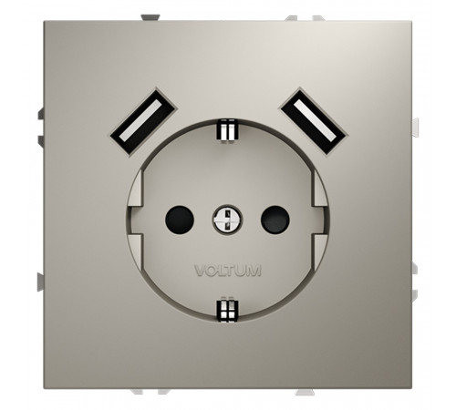 Розетка с USB, А+А Voltum S70 VLS040403 Розетка с USB, А+А Voltum S70 VLS040403