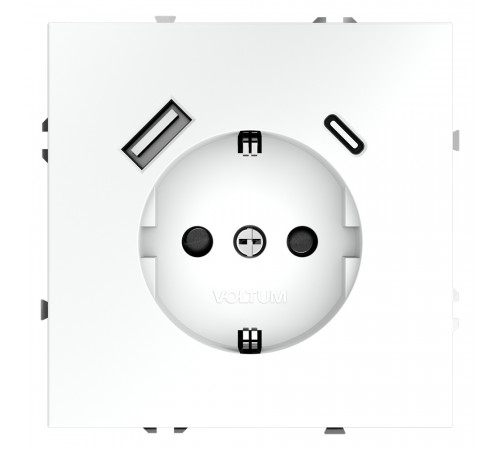 Розетка с USB, A+C Voltum S70 VLS040502 Розетка с USB, A+C Voltum S70 VLS040502