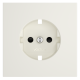 Накладка для розетки с заземлением и защитными шторками Voltum S70 (хлопок) VLS000713