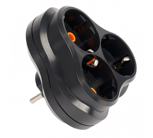 Разветвитель сетевой 3-местный Stekker 250V 16A ABS ADP16-23-21 50682