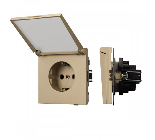 Механизм розетки влагозащищённый SCT-TENDO-MCP-SFPL-GD (230V, 16A) 054600