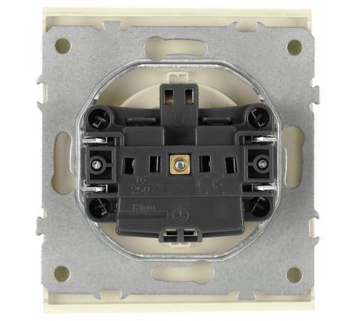 Розетка Эра Arktik 16-2102-02 с заземлением 2P+E Schuko со шторками 16А-250В слоновая кость Б0070425