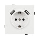 Механизм розетки с USB зарядкой Arlight SCT-TENDO-MUAA-SFPL-WH (230V, 16A) 054606