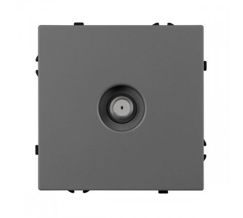 Механизм спутниковой розетки Arlight SCT-NOBE-MST1-SFPL-GR (SAT) (Серый базальт) 054299