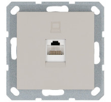 Интернет-розетка RJ45 с накладкой, цвет Тауп Jasmart G6105T