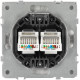 Розетка Эра Galaxy 15-3108-08 информационная двойная 2XRJ45 IP20 белый матовый Б0070770