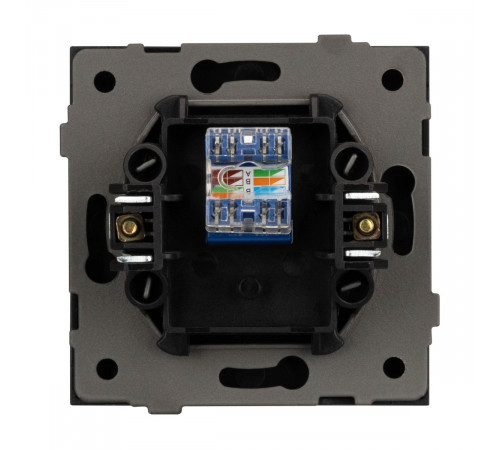 Механизм компьютерной розетки Arlight SCT-TENDO-MPC1-PL-BK (RJ-45, CAT6) 054104