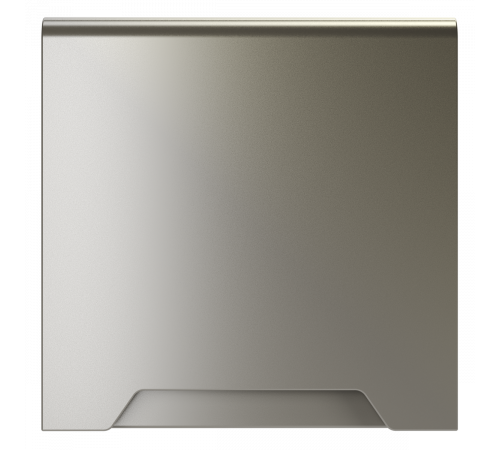 Накладка для розетки с заземлением, защитными шторками и крышкой Voltum S70 (шелк) VLS000804