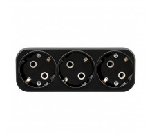 Разветвитель сетевой 3-местный Stekker 250V 16A ABS ADP16-23-20 50681