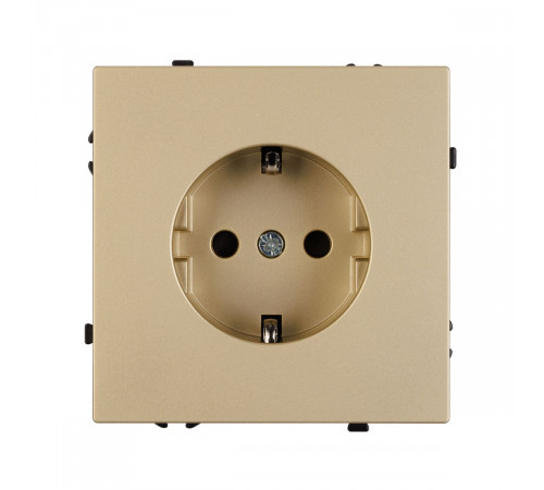 Розетка зк со шторками софт-тач золотой песок Arlight SCT-MEU-SFPL-GD (250V, 16A) 054278(1)