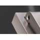 Накладка для розетки с заземлением защитными шторками и крышкой S70 Metal (никель) Voltum VLSM000811