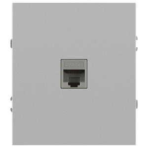 Розетка Эра Arktik 16-3107-03 информационная RJ45 алюминий Б0070476
