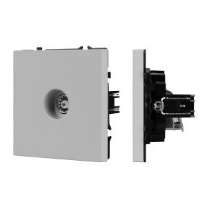 Механизм телевизионной розетки Arlight SCT-NOBE-MTV1-SFPL-IS (Никель) 061896