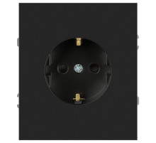 Розетка Эра Arktik 16-2101-05 с заземлением 2P+E Schuko 16А-250В антрацит Б0070418