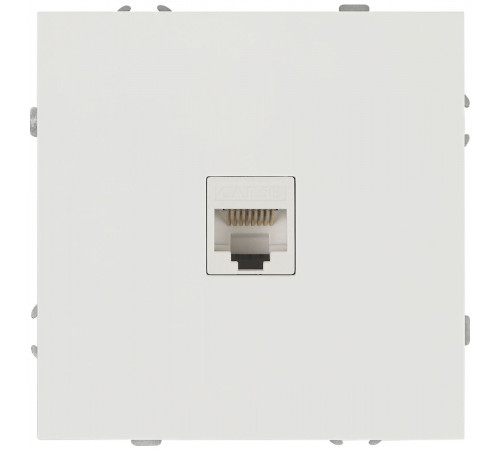 Розетка ЭРА Galaxy 15-3107-01 информационная RJ45 IP20 белый Б0070735