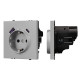 Розетка зк со шторками с USB тип А+С софт-тач никель Arlight SCT-MUAC-SFPL-IS (250V, 16A) 059445(1)