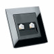 Розетка компьютерная 2-местная RJ-45 Stekker Катрин GLS00-7006-05 39509