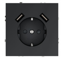 Розетка с USB, А+А Voltum S70 VLS040407