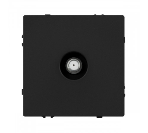 Розетка спутник софт-тач черный оникс Arlight SCT-MST1-SFPL-BK (SAT) 054297(1)
