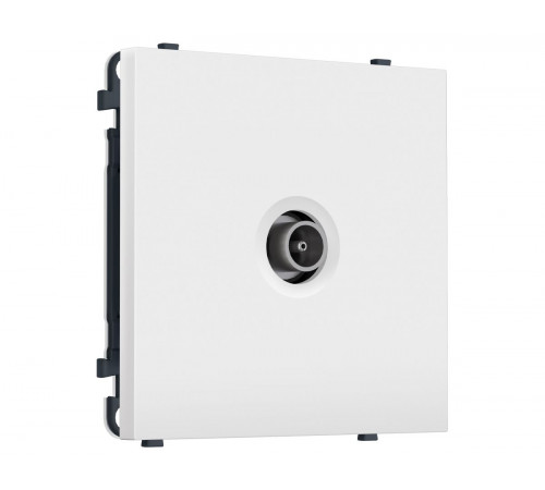 Комплект механизма TV розетки оконечной SIGMA Белый матовый 50-870 MHz 1dB QUANT PRO Ambrella Volt MS133010 (SP1330, PR202)