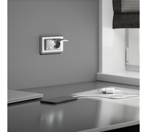 Розетка двойная Werkel 4690389178085 W1172206