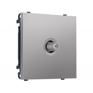Комплект механизма TV розетки SAT SIGMA Сталь матовый 5-2400MHz 3.5dB QUANT PRO Ambrella Volt MS513050 (SP5130, PR215)