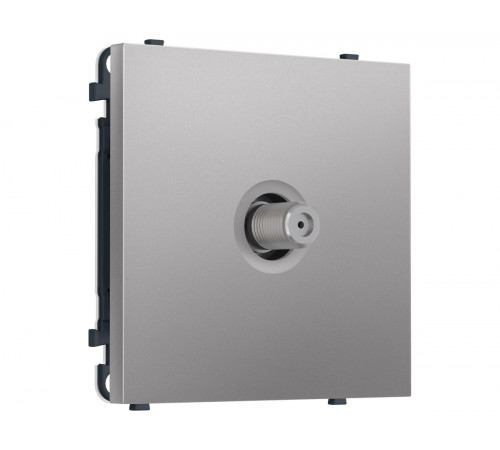 Комплект механизма TV розетки SAT SIGMA Сталь матовый 5-2400MHz 3.5dB QUANT PRO Ambrella Volt MS513050 (SP5130, PR215)