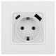 Розетка со шторками с USB type-A+C Эра Elegance 14-4108-01 Б0067736