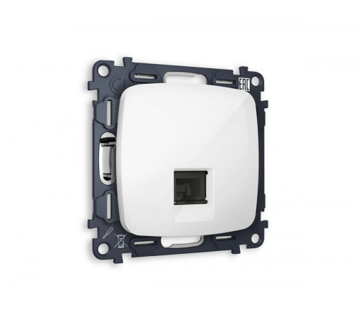 Комплект механизма телефонной розетки RJ-11(4P4C) Ambrella Volt Omega (OP1120, VM190) MO112030