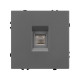Розетка компьютерная софт-тач серый базальт Arlight SCT-MPC1-SFPL-GR (RJ-45, CAT6) 054307(1)