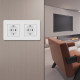 Розетка Arte Milano SET16-2-40-1x2 white