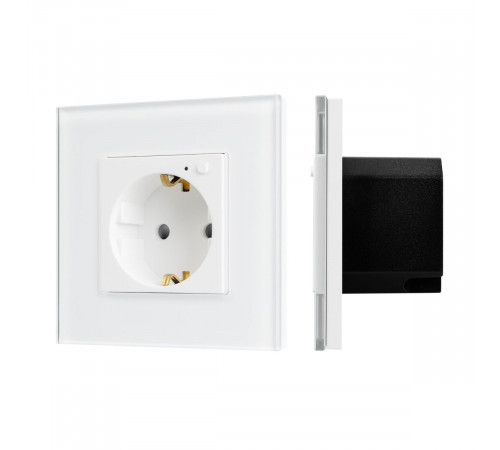 Розетка электрическая с Zigbee управлением Arlight SCT-OMALI-EUZB1-PL-WH (240V, 16A, Zigbee) 050215