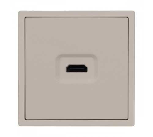 Механизм HDMI розетки Arlight SCT-NOBE-MHD1-SFPL-CA (Кашемир) 061842