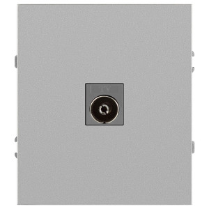 Розетка Эра Arktik 16-3101-03 TV одиночная алюминий Б0070466