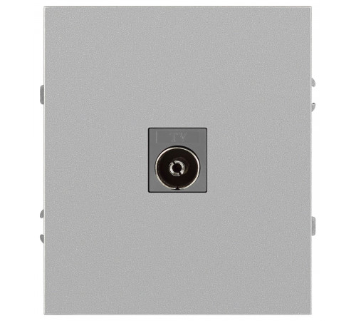 Розетка Эра Arktik 16-3101-03 TV одиночная алюминий Б0070466