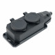 Розетка переносная 2-местная c/з Stekker RST16-2-44 250В 16А IP44 черный 50805