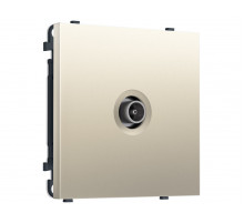 Комплект механизма TV розетки оконечной SIGMA Шёлк 50-870 MHz 1dB QUANT PRO Ambrella Volt MS553010 (SP5530, PR202)