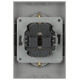 Розетка Эра Arktik 16-2104-03 двойная с заземлением 2X2P+E Schuko 16А-250В алюминий Б0070446