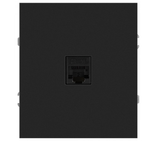 Розетка Эра Arktik 16-3107-05 информационная RJ45 антрацит Б0070478