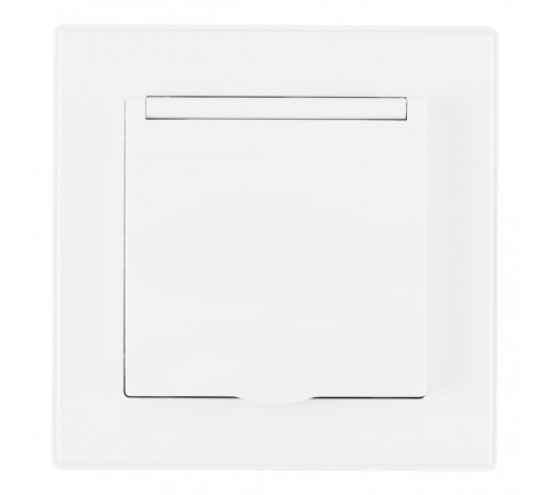 Комплект розетки с/з и шторками, защитной крышкой и рамкой Arte Milano SET06-1-41-1 white Комплект розетки с/з и шторками, защитной крышкой и рамкой Arte Milano SET06-1-41-1 white