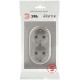 Розетка Эра Arktik 16-2105-07 двойная с заземлением 2X2P+E Schuko со шторками 16А-250В титан Б0070460