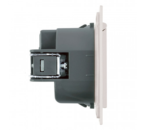 Розетка 1-местная Stekker 250В 16А Мия RST16-3112-08 50485