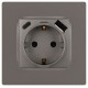 Розетка со шторками с USB type-A+C Эра 12-4108-16 Б0067762