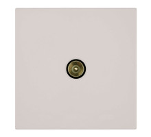 Розетка телевизионная 1-местная (механизм) 75 Ом 5-862МГц Stekker Мия RST00-3108-08 пудровый жемчуг 50479