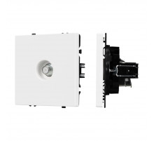 Розетка спутник софт-тач белый кварц Arlight SCT-MST1-SFPL-WH (SAT) 054296(1)