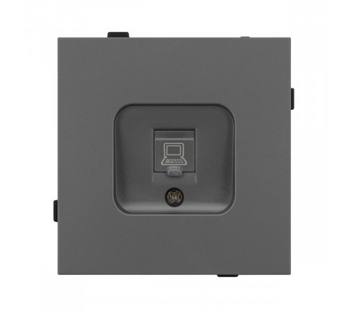 Механизм компьютерной розетки Arlight SCT-TENDO-MPC1-SFPL-GR (RJ-45, CAT6) 054593