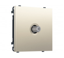 Комплект механизма TV розетки SAT SIGMA Шёлк 5-2400MHz 3.5dB QUANT PRO Ambrella Volt MS553050 (SP5530, PR215)