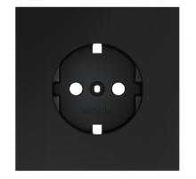 Накладка для розетки с заземлением Voltum S70 (графит) VLS000607
