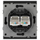 Розетка Эра Arktik 16-3108-05 информационная двойная 2XRJ45 антрацит Б0070488