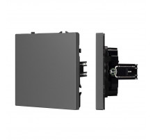 Заглушка поста софт-тач серый базальт Arlight SCT -MGG-SFPL-GR 061822(1)